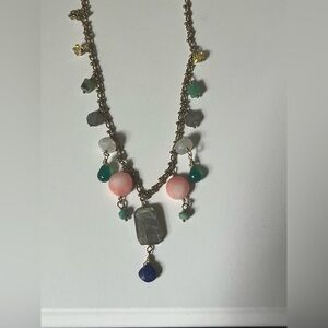 Gemstone Gold Necklace